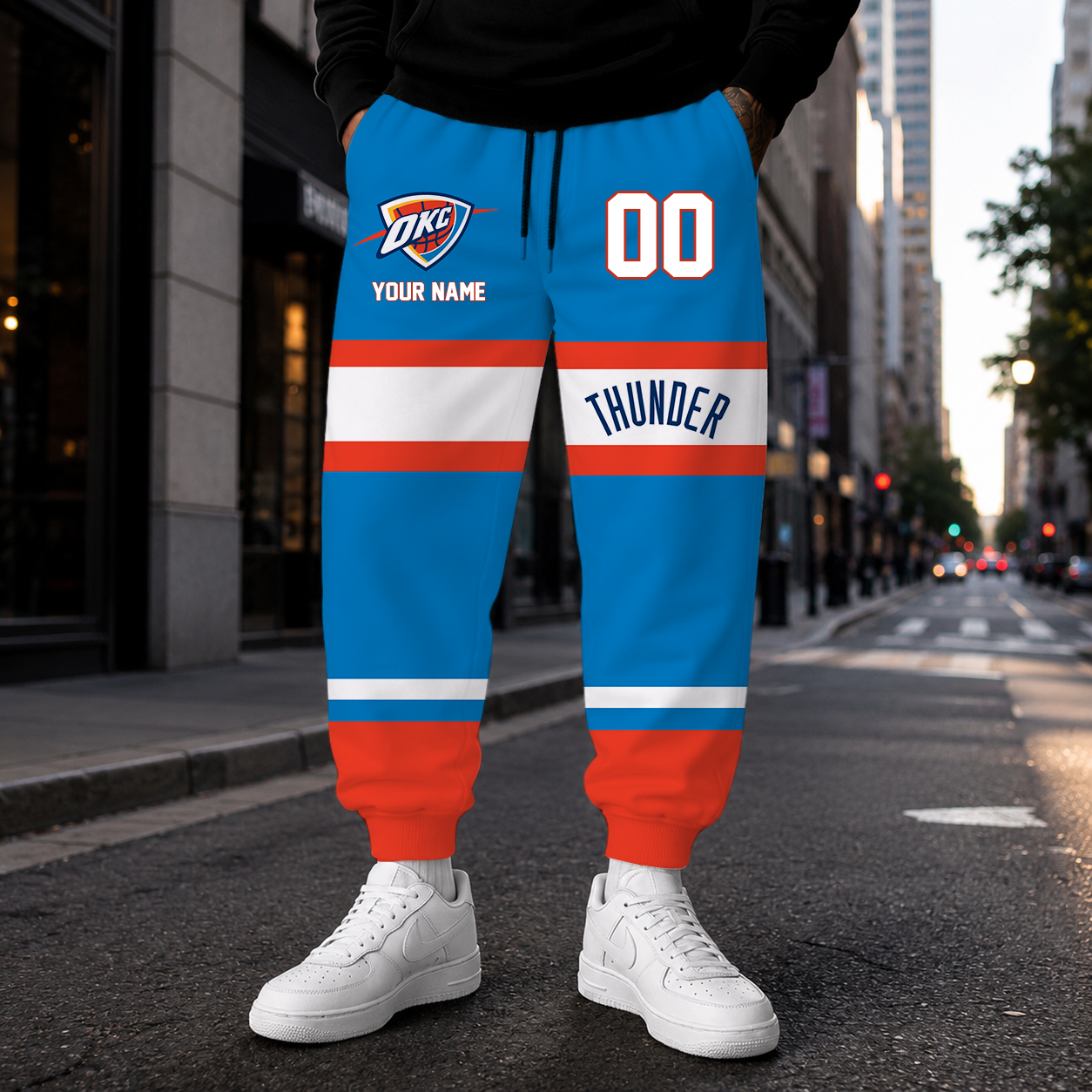 Limited Edition – Customized NBA Oklahoma City Thunder Sweatpants