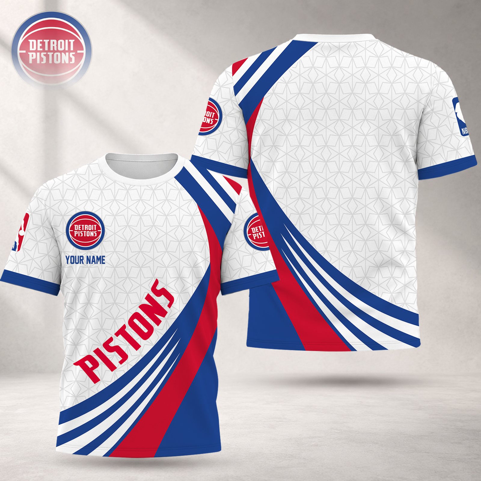 Limited Edition – Customized NBA Detroit Pistons Unisex T-Shirt