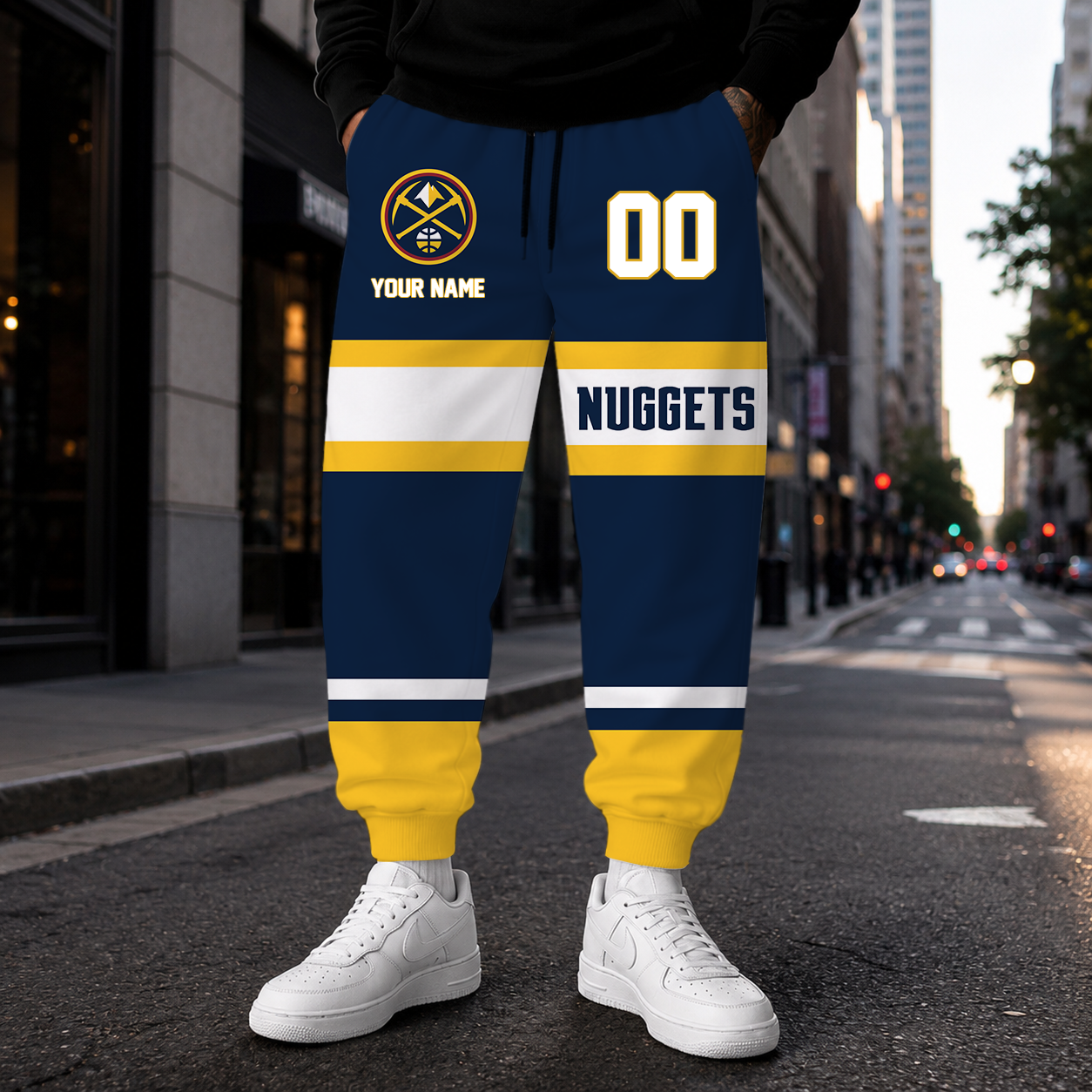 Limited Edition – Customized NBA Denver Nuggets Sweatpants