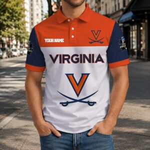 Limited Edition – Customized NCAA Virginia Cavaliers Polo Shirt