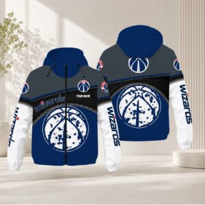 Limited Edition – Customized NBA Washington Wizards Windbreaker Jacket