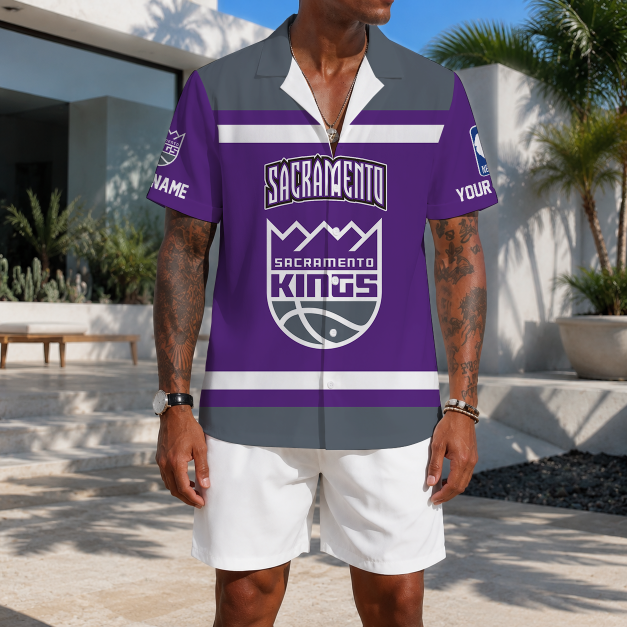 Limited Edition – Customized NBA Sacramento Kings Unisex Hawaiian Shirt