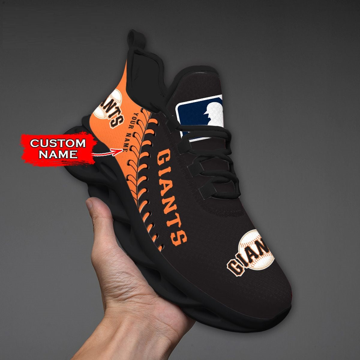 Limited Edition – Customized MLB San Francisco Giants Max Soul Shoes - Image 3