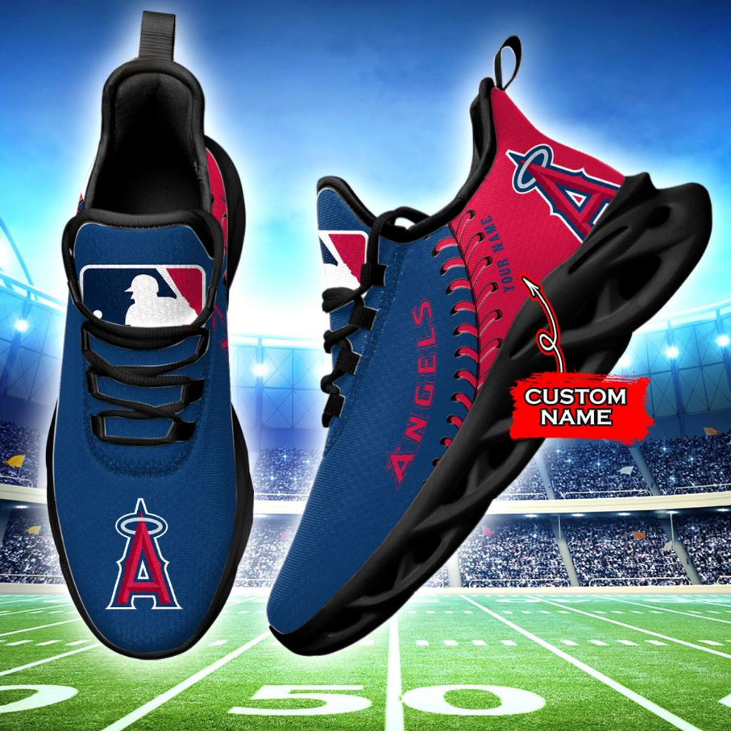 Limited Edition – Customized MLB Los Angeles Angels Max Soul Shoes - Image 2