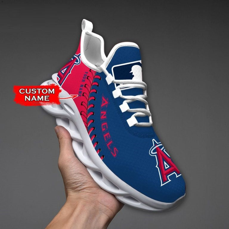 Limited Edition – Customized MLB Los Angeles Angels Max Soul Shoes - Image 4