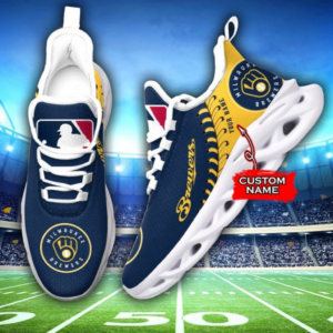 Limited Edition – Customized MLB Milwaukee Brewers Max Soul Shoes