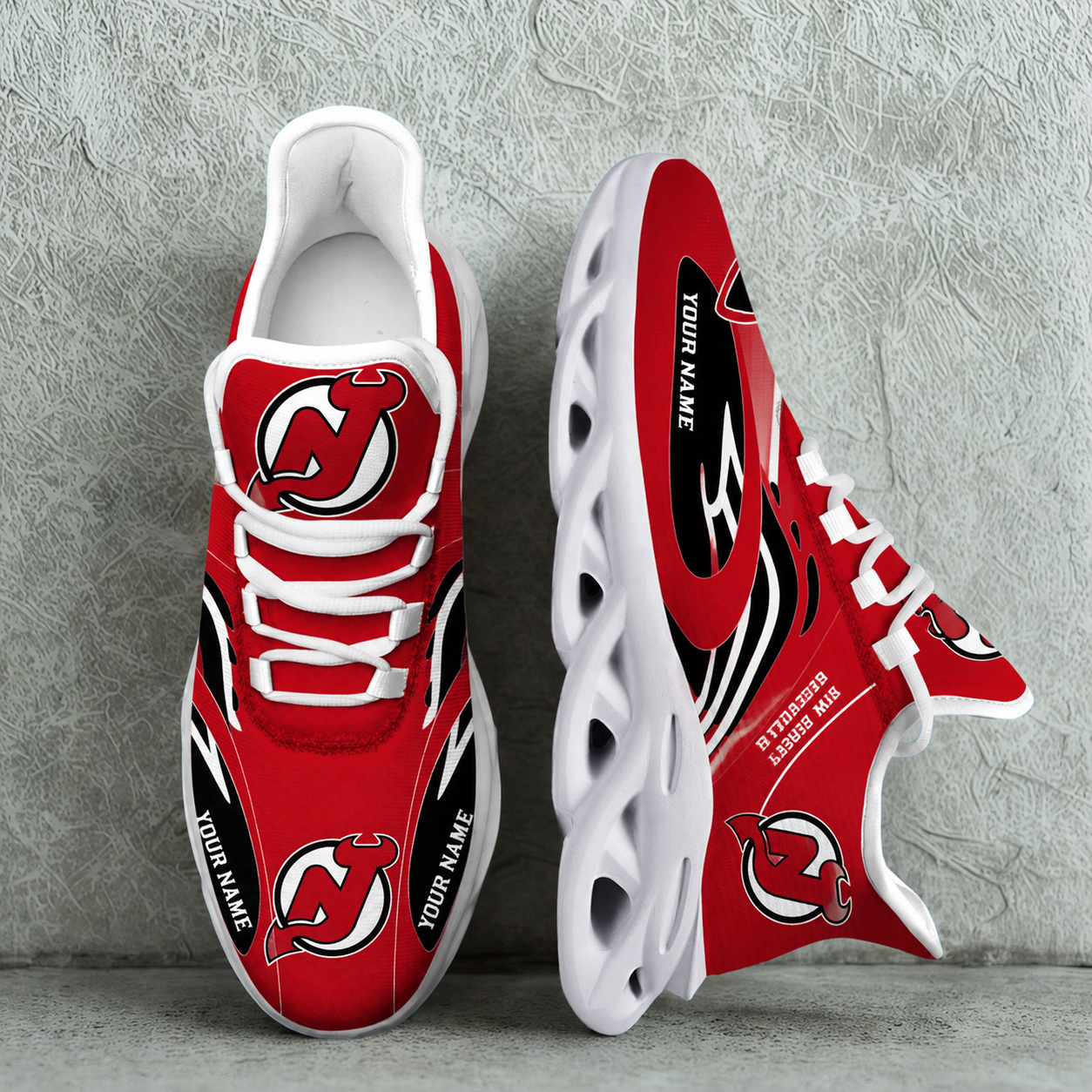 Limited Edition – Customized NHL New Jersey Devils Max Soul Shoes