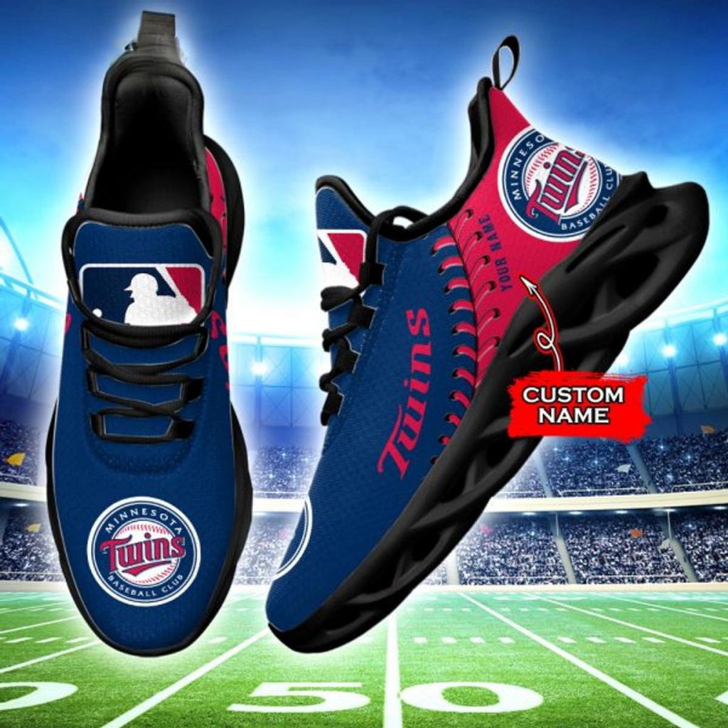Limited Edition – Customized MLB Minnesota Twins Max Soul Shoes - Image 2