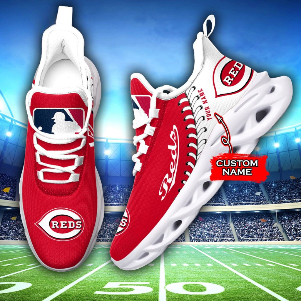 Limited Edition – Customized MLB Cincinnati Reds Max Soul Shoes