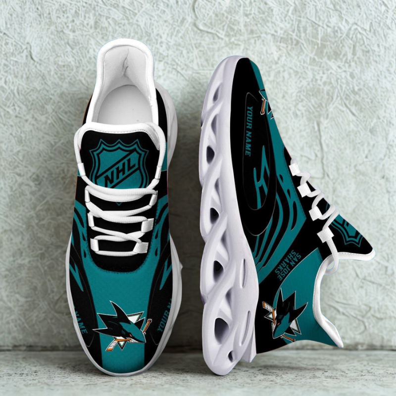 Limited Edition – Customized NHL San Jose Sharks Max Soul Shoes