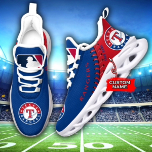 Limited Edition – Customized MLB Texas Rangers Max Soul Shoes