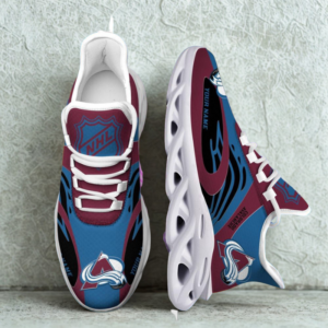 Limited Edition – Customized NHL Colorado Avalanche Max Soul Shoes