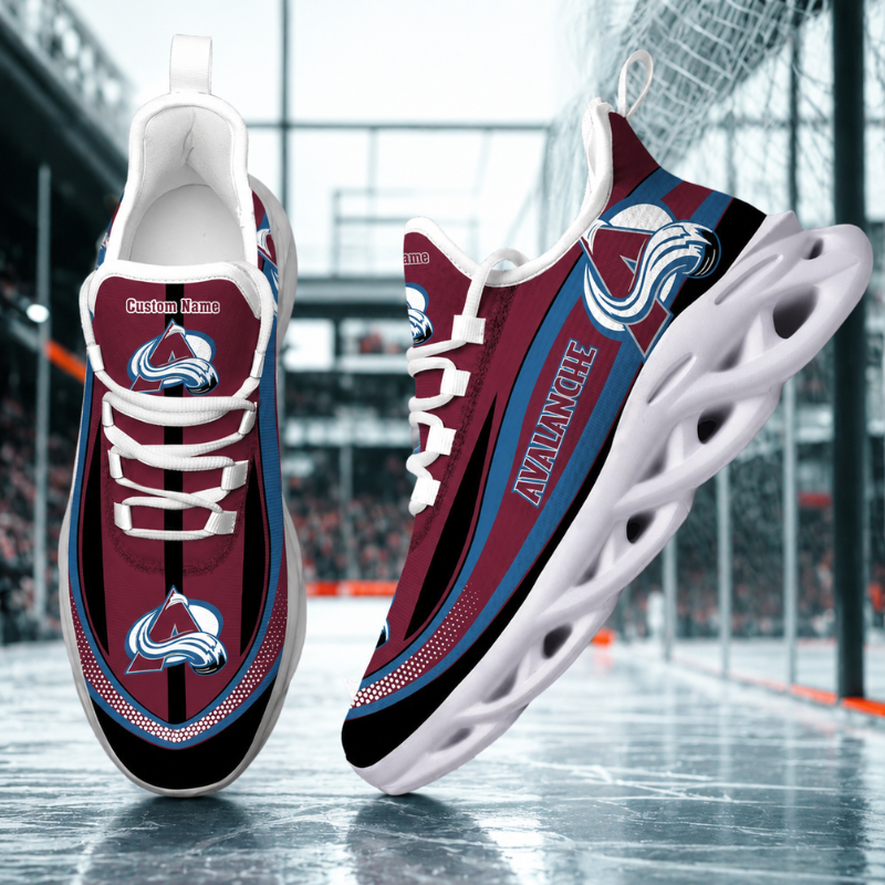 Limited Edition – Customized NHL Colorado Avalanche Max Soul Shoes