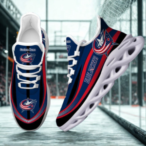 Limited Edition – Customized NHL Columbus Blue Jackets Max Soul Shoes
