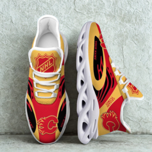 Limited Edition – Customized NHL Calgary Flames Max Soul Shoes