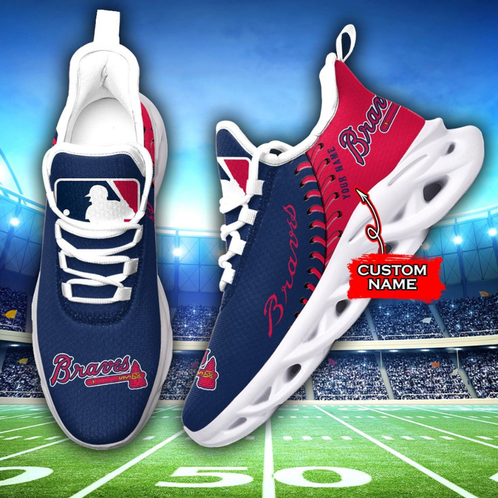 Limited Edition – Customized MLB Atlanta Braves Max Soul Shoes