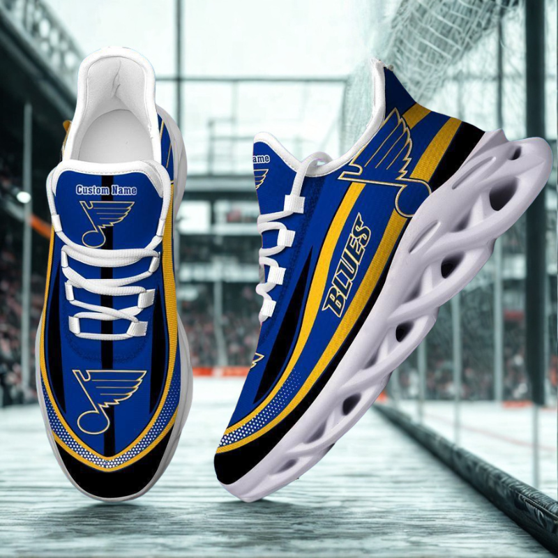Limited Edition – Customized NHL St. Louis Blues Max Soul Shoes