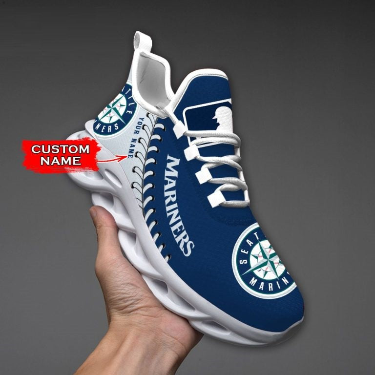 Limited Edition – Customized MLB Seattle Mariners Max Soul Shoes - Image 3