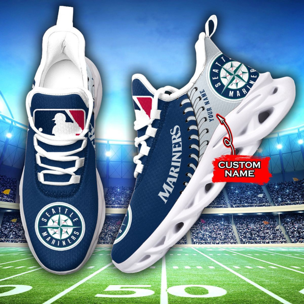 Limited Edition – Customized MLB Seattle Mariners Max Soul Shoes