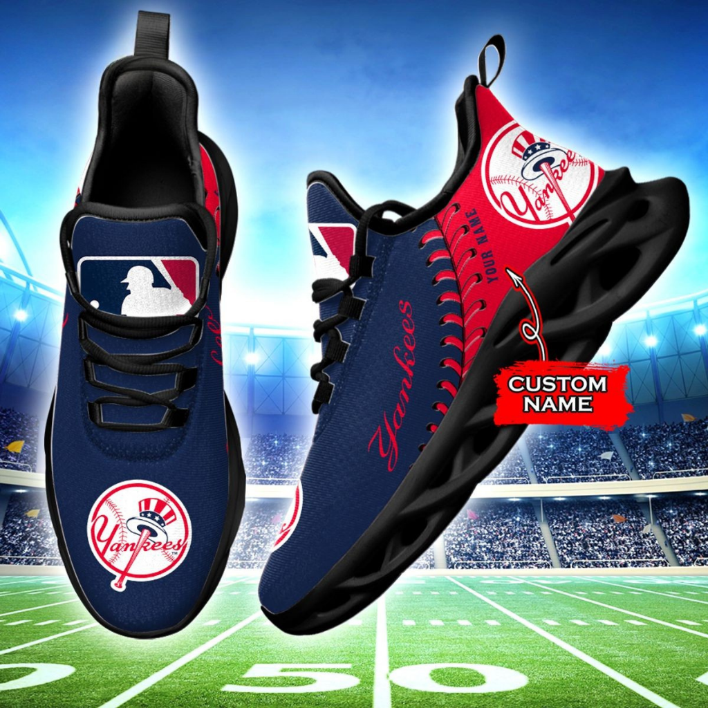 Limited Edition – Customized MLB New York Yankees Max Soul Shoes - Image 2