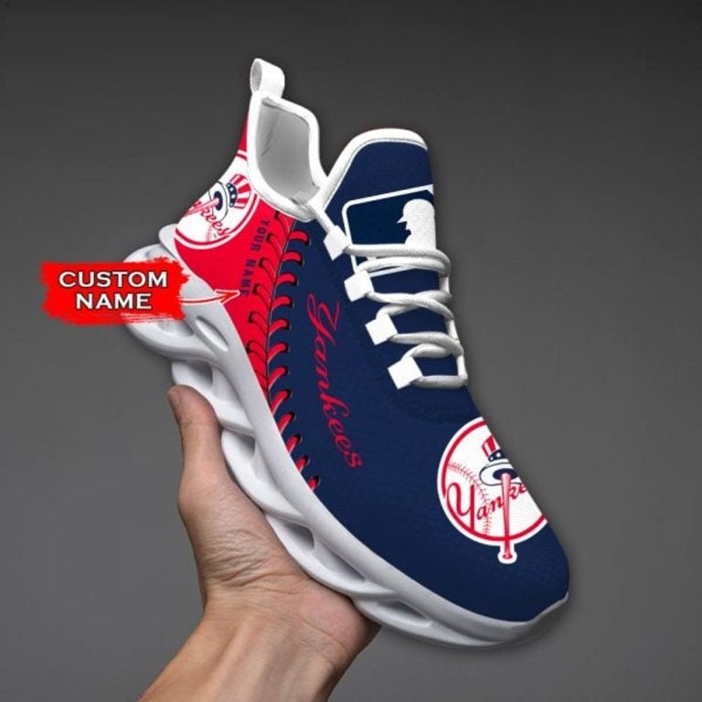 Limited Edition – Customized MLB New York Yankees Max Soul Shoes - Image 4