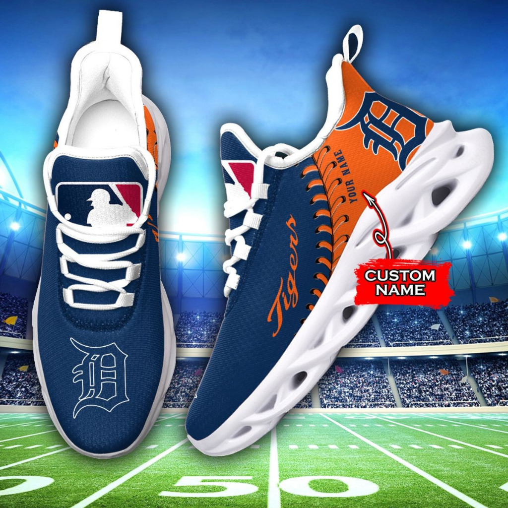 Limited Edition – Customized MLB Detroit Tigers Max Soul Shoes