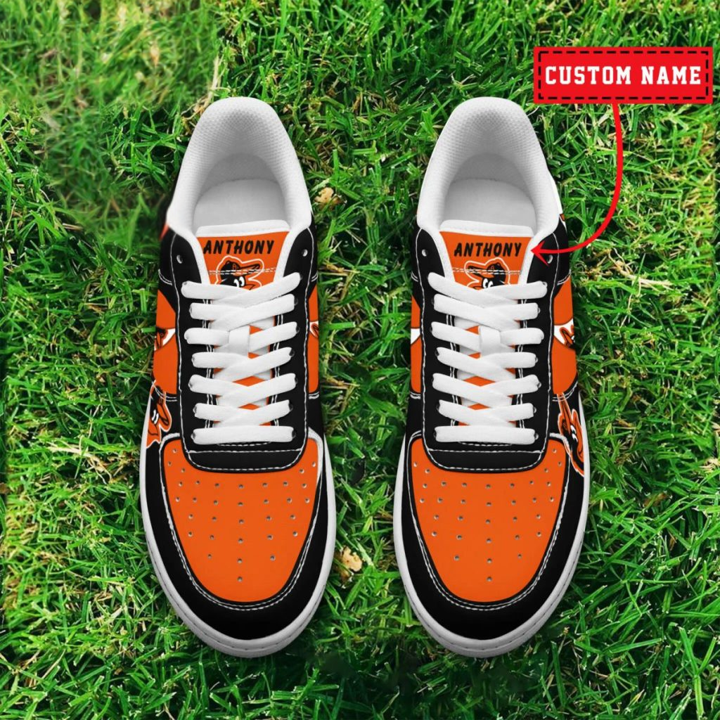Limited Edition – Customized MLB Baltimore Orioles Af1 Shoes - Image 2
