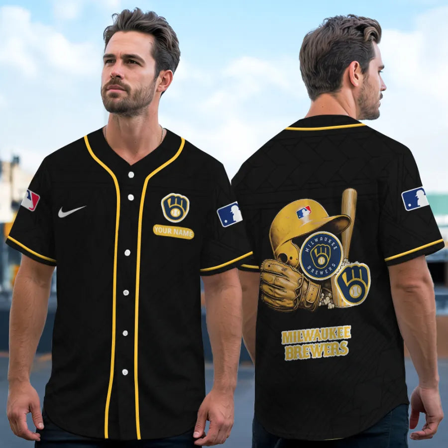 Limited Edition – Customized MLB Milwaukee Brewers Baseball Jersey