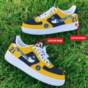 Limited Edition – Customized MLB Milwaukee Brewers Af1 Shoes