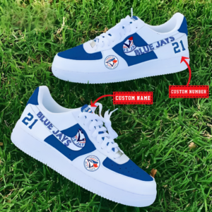Limited Edition – Customized MLB Toronto Blue Jays Af1 Shoes