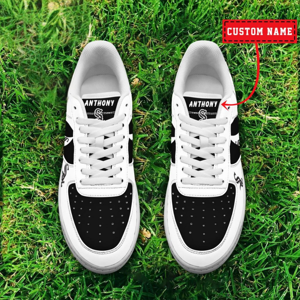 Limited Edition – Customized MLB Chicago White Sox Af1 Shoes - Image 2