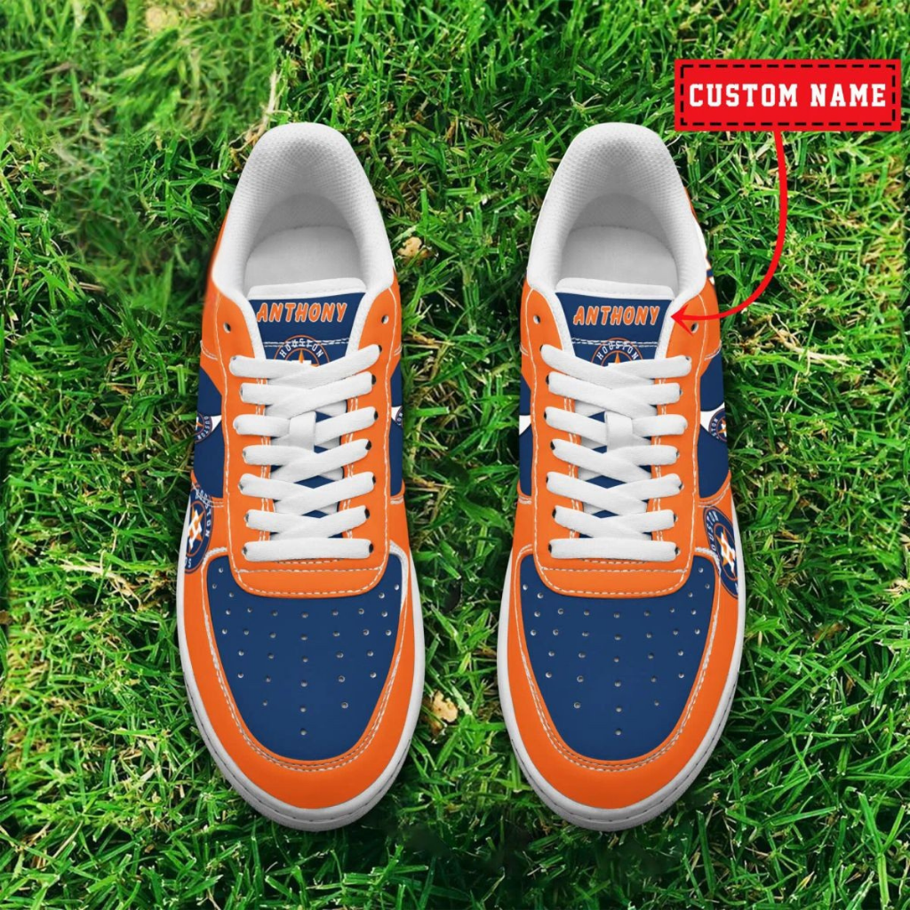 Limited Edition – Customized MLB Houston Astros Af1 Shoes - Image 2
