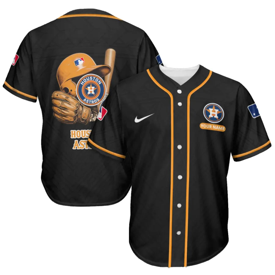 Limited Edition – Customized MLB Houston Astros Baseball Jersey - Image 2