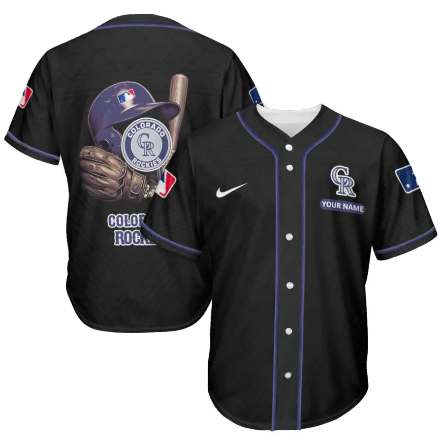Limited Edition – Customized MLB Colorado Rockies Baseball Jersey - Image 2