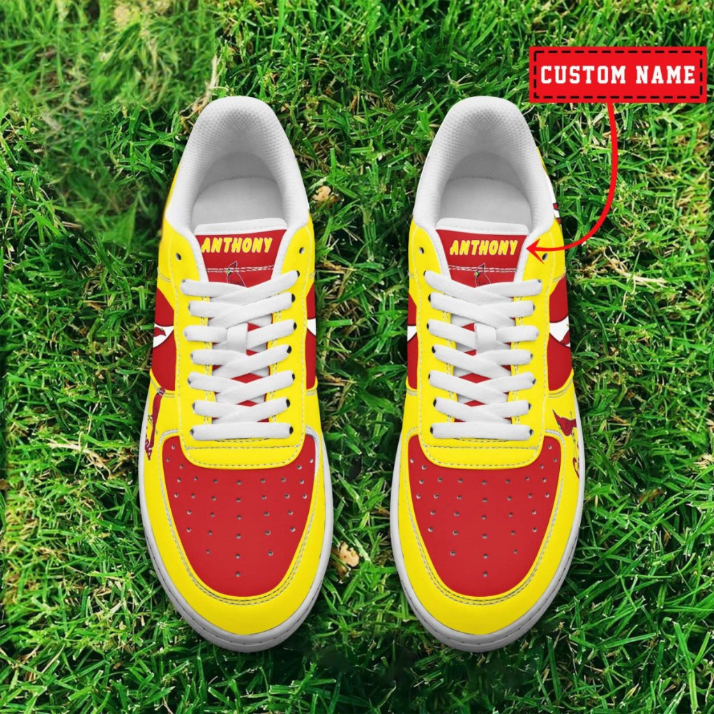 Limited Edition – Customized MLB St. Louis Cardinals Af1 Shoes - Image 2