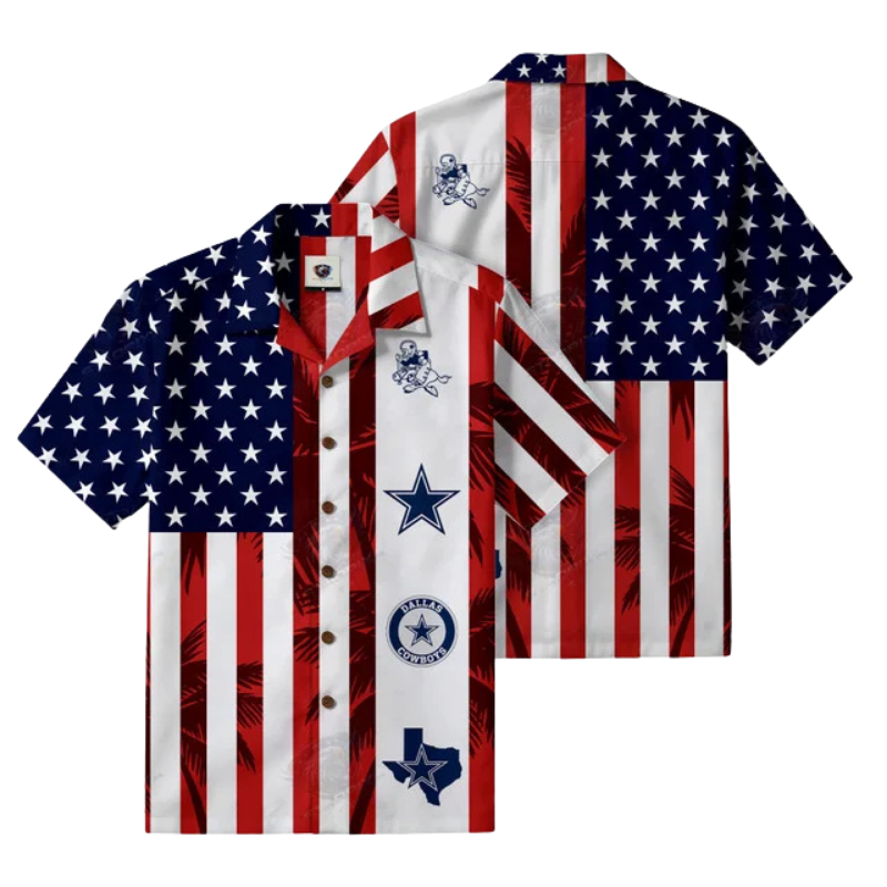 Limited Edition – Customized NFL Dallas Cowboys Patriotic 250 Usa Hawaiian Shirt