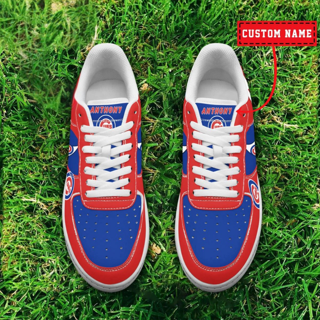 Limited Edition – Customized MLB Chicago Cubs Af1 Shoes - Image 2