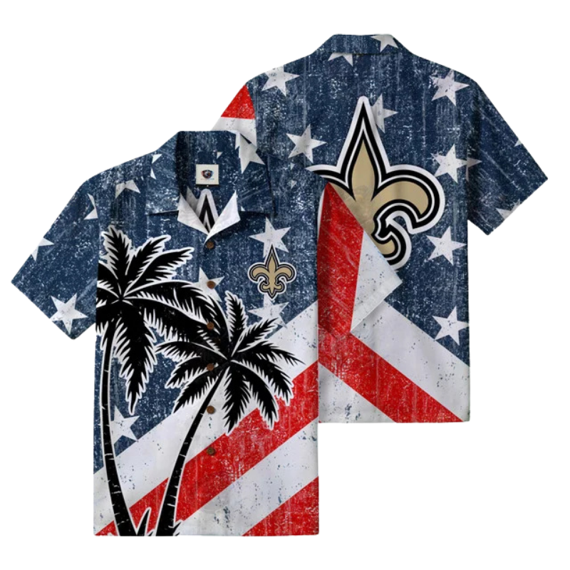 Limited Edition – Customized NFL New Orleans Saints Patriotic 250 Usa Hawaiian Shirt