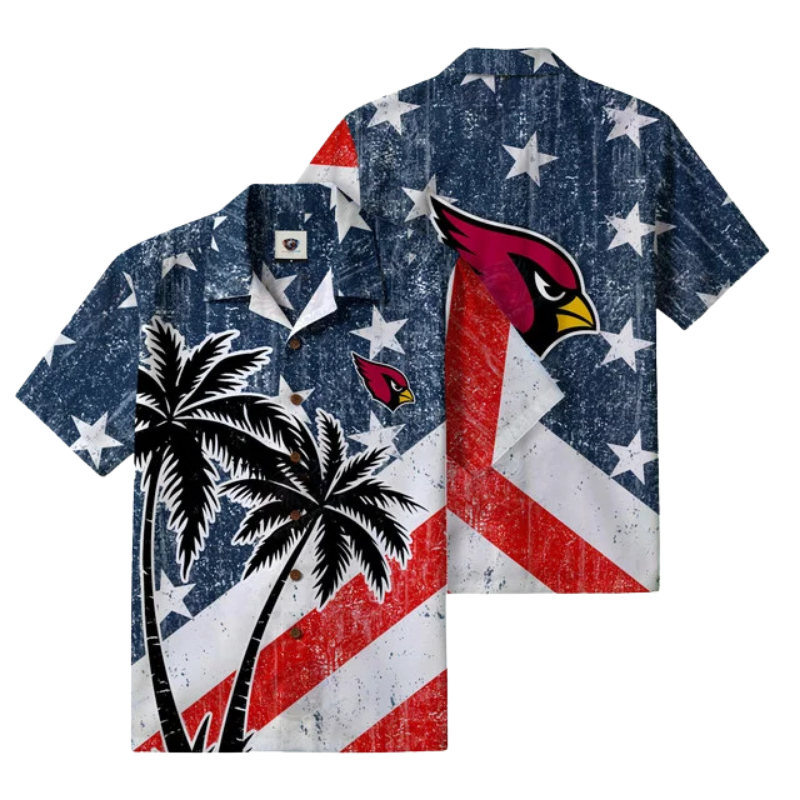 Limited Edition – Customized NFL Arizona Cardinals Patriotic 250 Usa Hawaiian Shirt