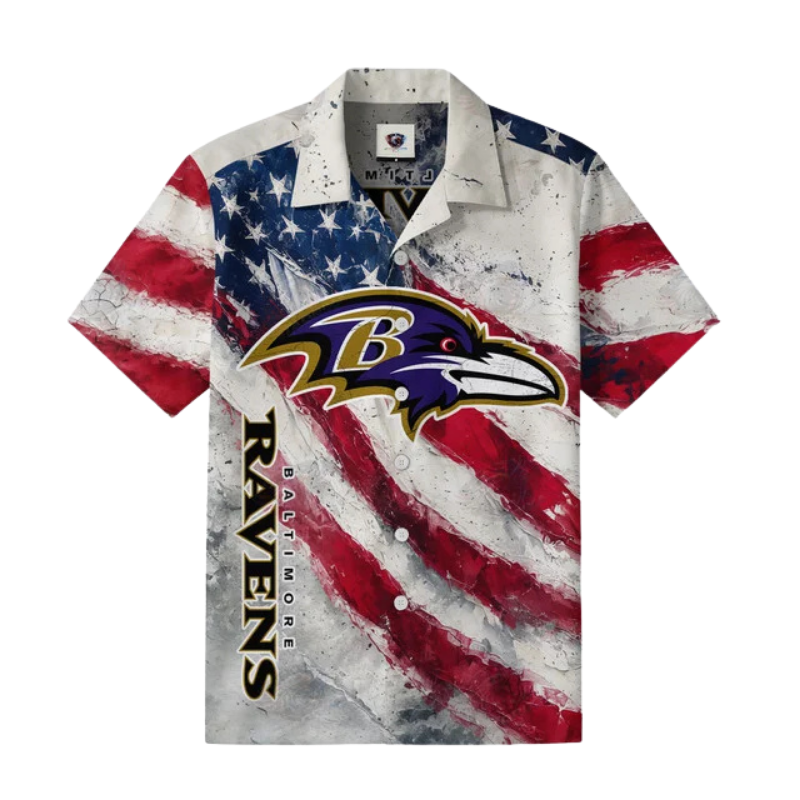 Limited Edition – Customized NFL Baltimore Ravens Unisex Hawaiian Shirt - Image 2