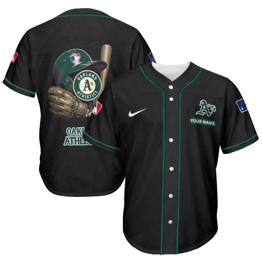 Limited Edition – Customized MLB Oakland Athletics Baseball Jersey - Image 2