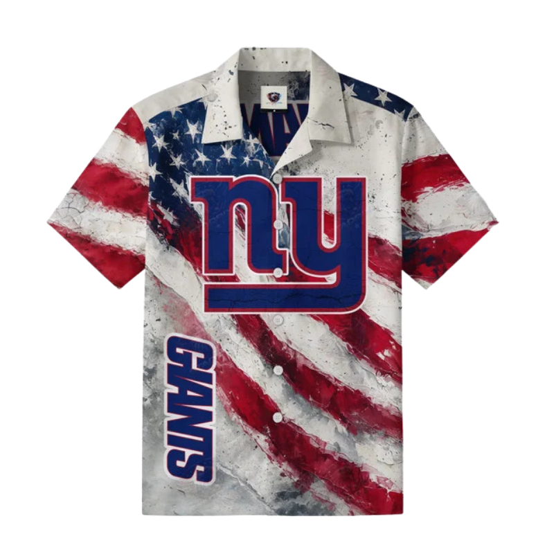 Limited Edition – Customized NFL New York Giants Unisex Hawaiian Shirt - Image 2