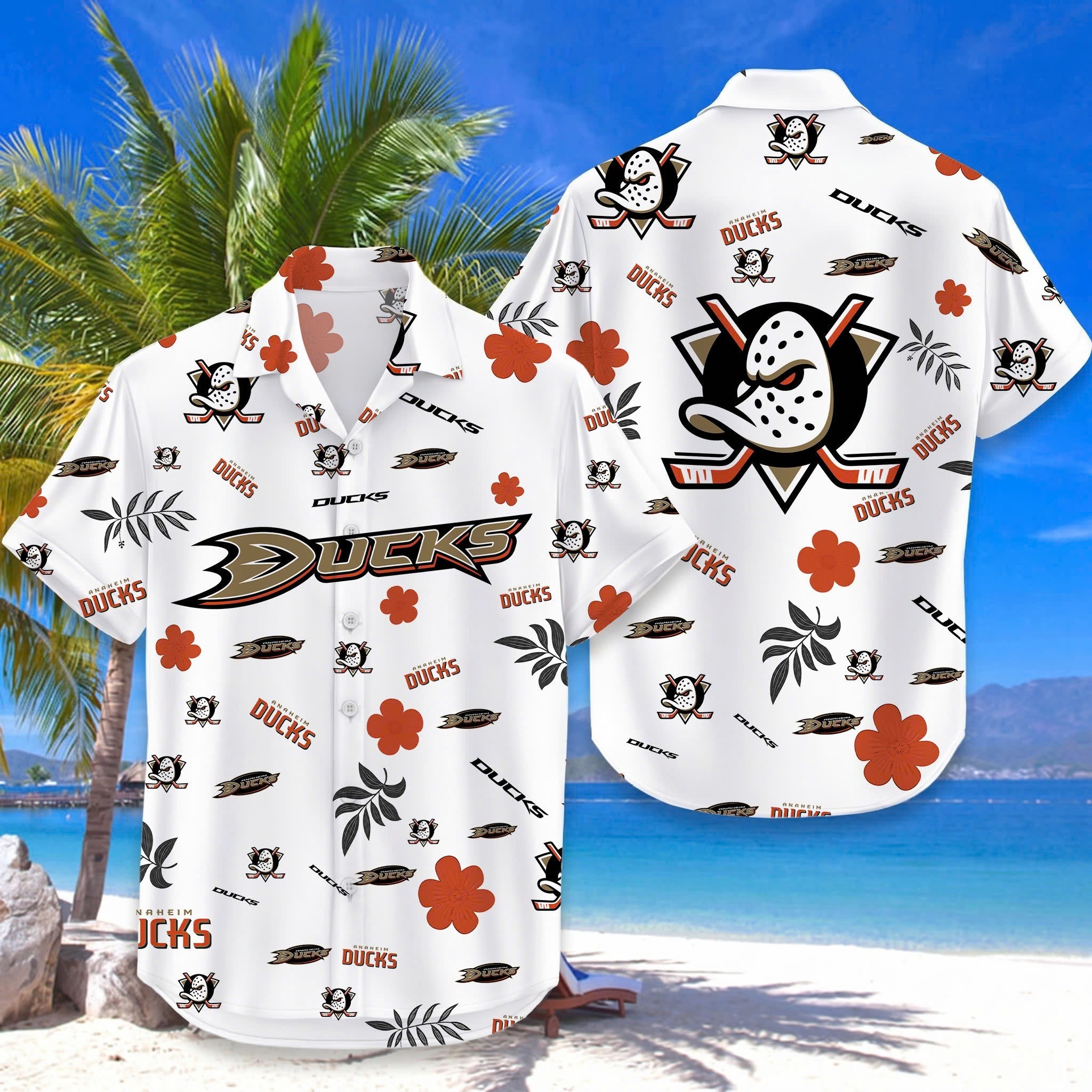 Limited Edition – Customized NHL Anaheim Ducks Unisex Hawaiian Shirt