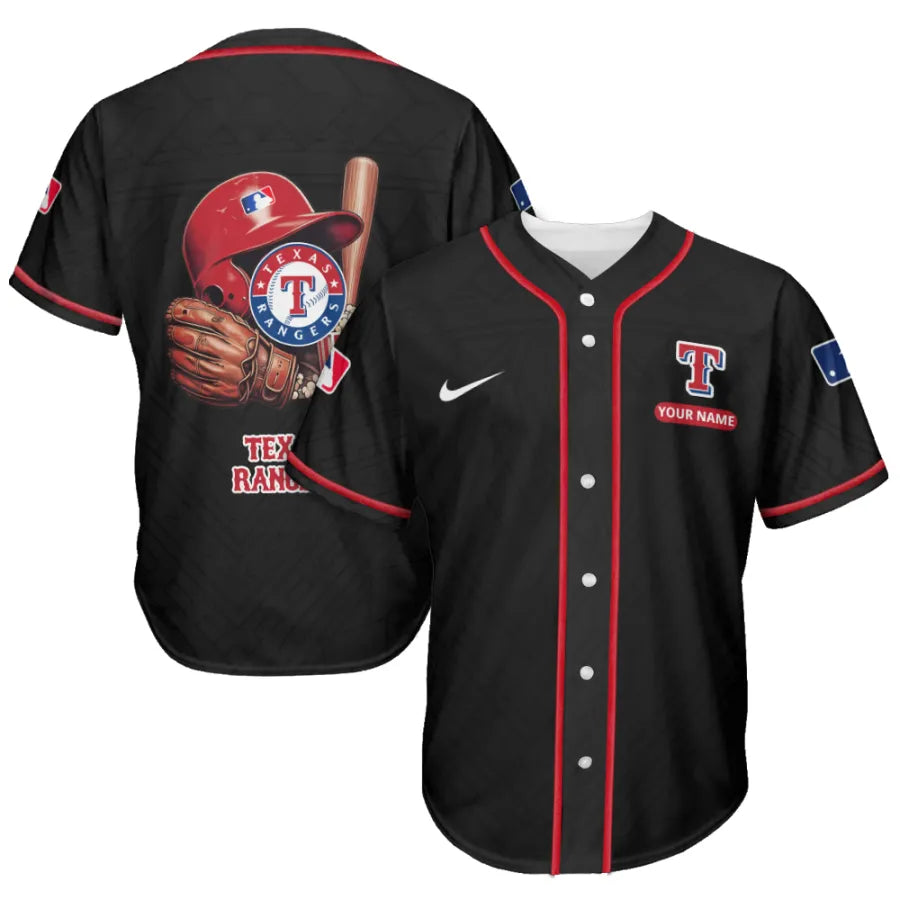 Limited Edition – Customized MLB Texas Rangers Baseball Jersey - Image 2