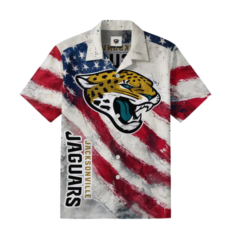 Limited Edition – Customized NFL Jacksonville Jaguars Unisex Hawaiian Shirt - Image 2
