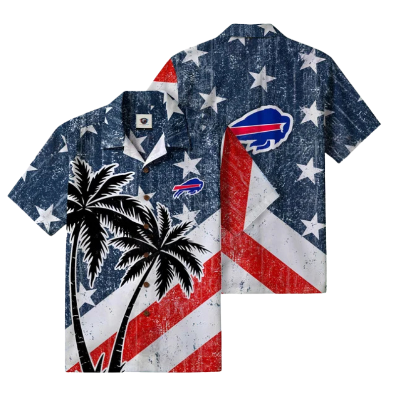 Limited Edition – Customized NFL Buffalo Bills Patriotic 250 Usa Hawaiian Shirt