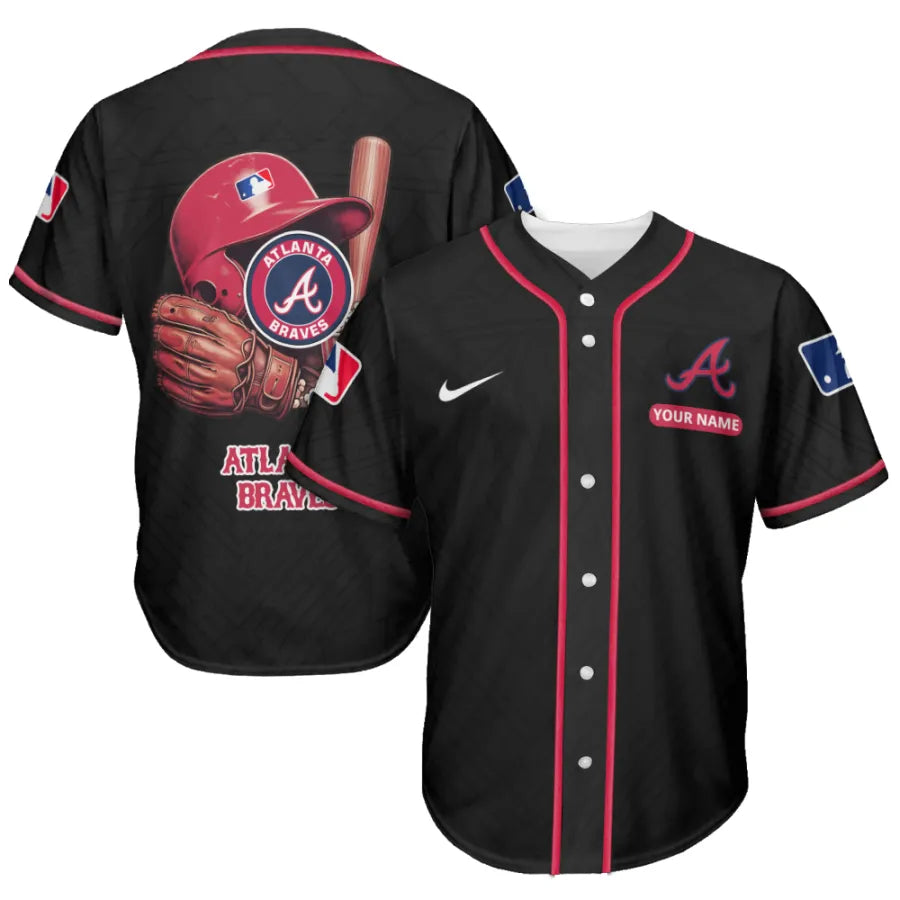 Limited Edition – Customized MLB Atlanta Braves Baseball Jersey - Image 2