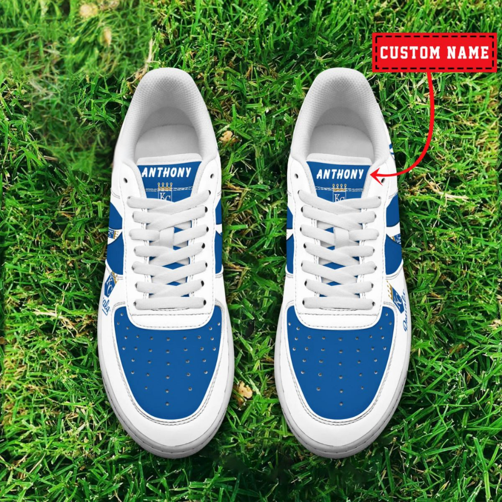 Limited Edition – Customized MLB Los Angeles Dodgers Af1 Shoes - Image 2