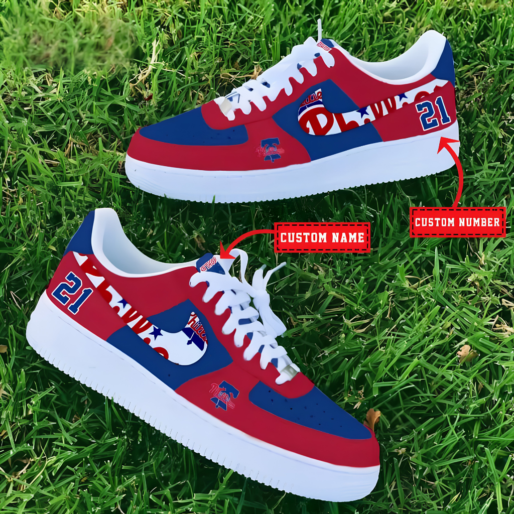 Limited Edition – Customized MLB Philadelphia Phillies Af1 Shoes
