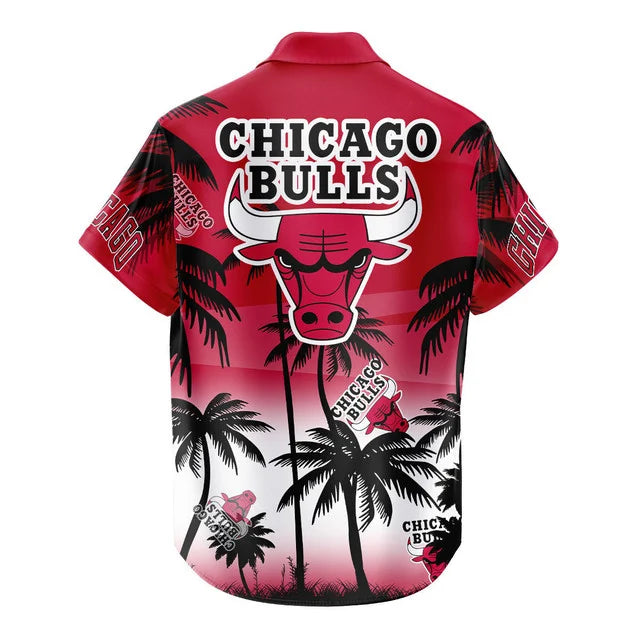 Limited Edition – Customized NBA Chicago Bulls Unisex Hawaiian Shirt & Shorts Set - Image 4